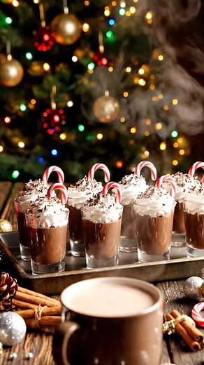 1.4K views |  Christmas Chocolate Kahlua & Baileys Pudding Shots ✨壟...