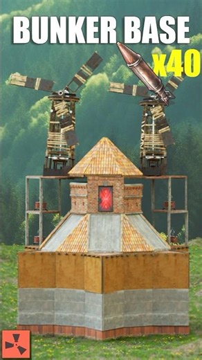 ÇİFT KATMANLI BUNKER BASE YAPIMI #rust #rustgame #gaming