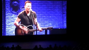 Bruce Springsteen in audience of 'Springsteen on Broadway' screening at Monmouth U.