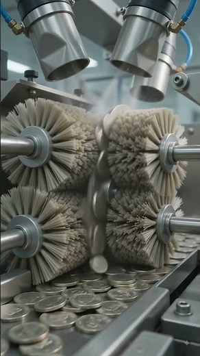 How ₹20 Bimetallic Coins Are Made! 🪙 Coin Factory Process #Shorts#viral