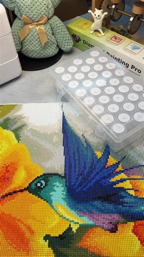 Kaki mayhall (@diamondpaintingkaki) - Sorting Out Leftover Diamonds - Diamond Painting Tips & Ideas