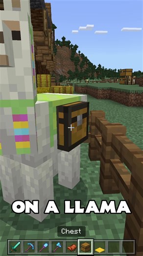 Mobile Chests in Vanilla Minecraft