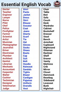 3.6K views · 19 reactions | Essential English Vocabulary for beginners #vocabulary #words #learnenglish #dailyenglish | Super Academy | Facebook