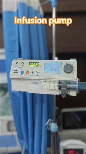 How to work infusion pump #medical #medicalprocedure #infusionpump
