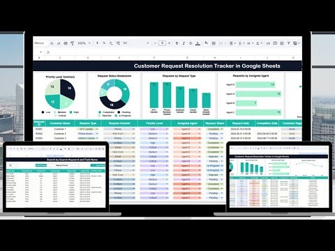 Customer Request Resolution Tracker in Google Sheets