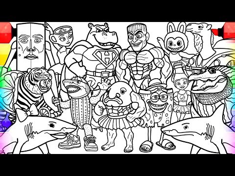 TOP Italian Brainrot Animals Coloring Pages / How to color All New Brainrot Memes / NCS MUSIC