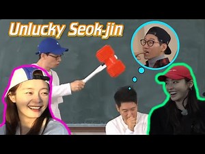 [RunningMan] When the unlucky Seokjin becomes really funny 🤣