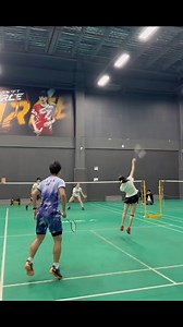 Jump one centimeter with both feet😢 #badminton | Badminton Tutorial