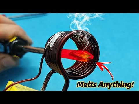 The Easiest Induction Heater Build… And It’s Shockingly Powerful!