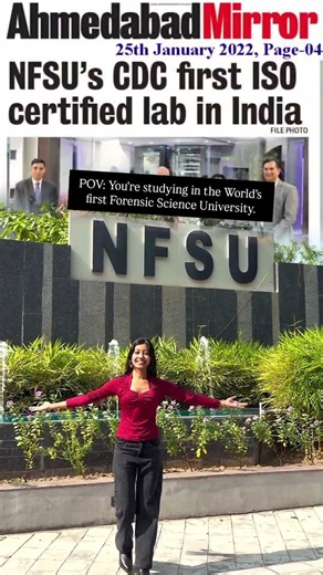 National Forensic Sciences University, Gandhinagar #nfsu #nfsu2026