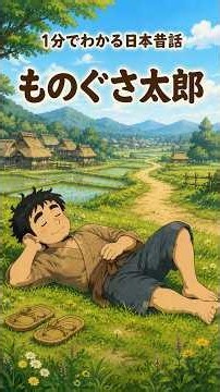【1分でわかる日本昔話】ものぐさ太郎｜何もしなかった男の意外な運命