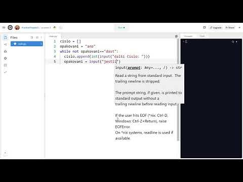 Python - Aritmetický průměr z libovolného počtu čísel (jak na to - díl 5.)