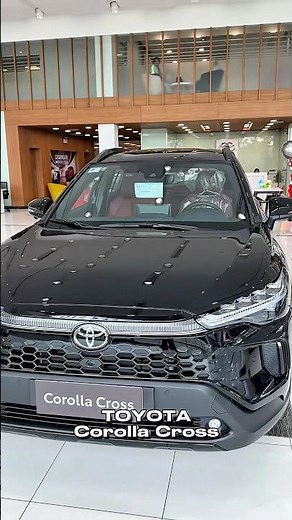 New Toyota Corolla Cross black 2026 Super premium and technology suv