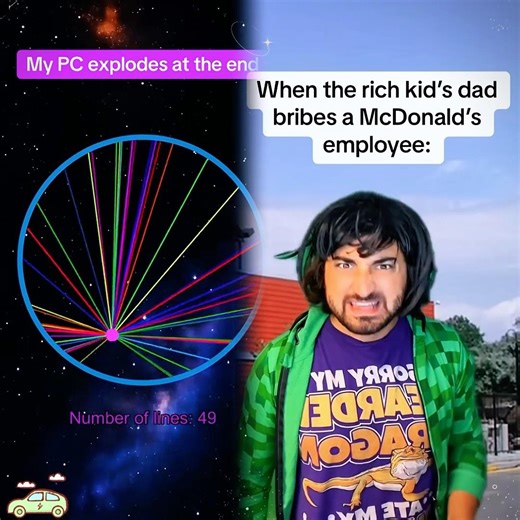 "When the rich kid’s dad bribes the McDonald’s employee 💵 #comedy #shorts