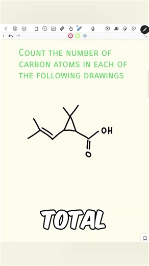 Bond-Line Drawing Practice Problem 6 #chemistry #science