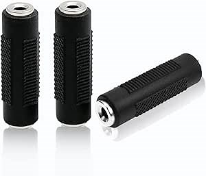 Amazon.com: rgzhihuifz 3 Pack 3.5mm Stereo Jack to 3.5mm Audio Female/Female Adapter Connectors : Electronics