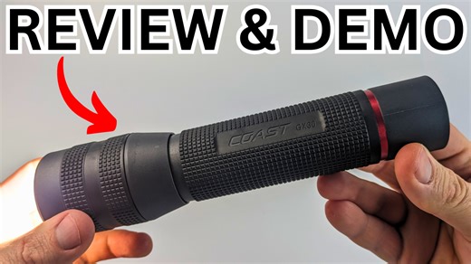 Watch Coast GX30 Flashlight Review, Test & Demo on Amazon Live