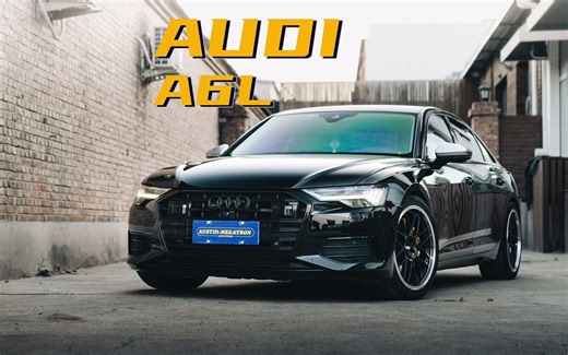 奥迪A6L升级 RSS绞牙避震 BBS RGR款轮毂