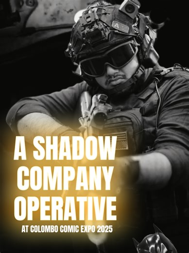 A SHADOW COMPANY OPERATIVE COD @Colombo Comic Expo 2025🔫🔥 Cosplayer: Chamith Senanayake @Chamith_Sen #callofduty #cod #shadowcompany #cosplay #comiccon @SausePlease @KollaaiBallaai @Nikith Fernando