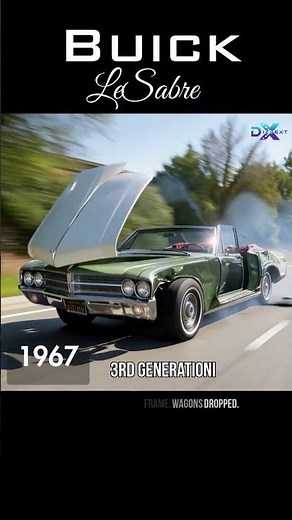 46 Years of Buick LeSabre Evolution in 60 Seconds #ClassicCars #AutoHistory