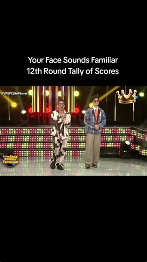Your Face Sounds Familiar 12th Round Score Tally