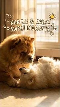 🐾💖 Paws-itively in Love: Khakee & Kairo's Sweetest Moments 😍 #shorts #trendingshorts #puppy #dog