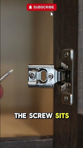 Fix Sagging Cabinet Doors FAST! | Adjust Vertical Hinge Screw #diy #repair #kitchen