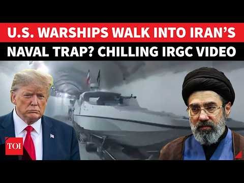 US Navy Caught In Iran’s Sea Trap? IRGC Flaunts Naval Tunnels After Trump’s Fresh Hormuz Threat
