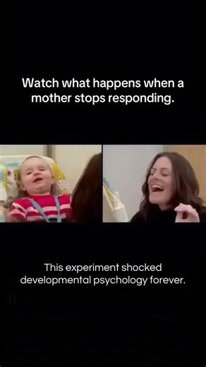 In the 1970s, developmental psychologist Dr. Edward Tronick conducted what became one of the most important experiments in child development: the Still-Face Experiment at UMass Boston. At first, the mother and baby interact normally. They smile, connect, and respond to each other. Then suddenly, the mother stops responding. No expression. No eye contact. No emotional feedback. Within seconds, the baby senses the disconnection. She tries everything to bring her mother back: smiling, pointing, voc