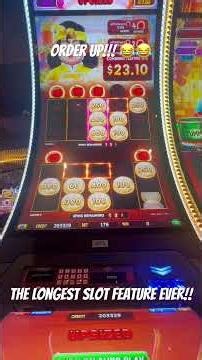 The longest slot feature ever invented!! Order up!!!