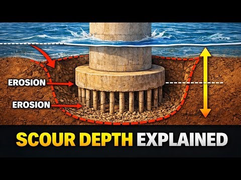 Scour Depth in Bridge Construction | Complete Guide (Simple + Practical Explanation)
