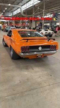 SCAA Mustangs 1970 Trans Am Mustang real deal Car listen to the sounds #mecum