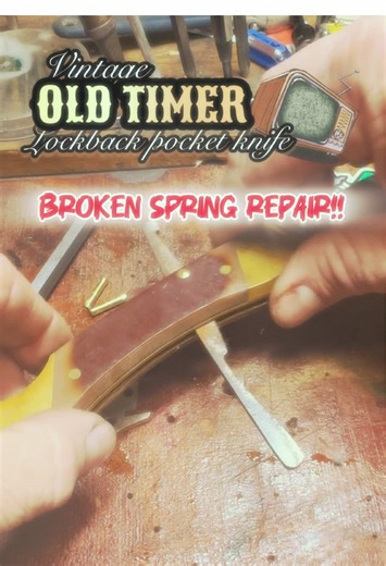 Restoring a Vintage Old Timer Lockback Knife