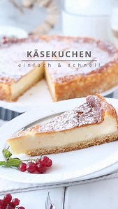 Klassischer Käsekuchen ☺️ Zu den Klassikern unter den Kuchen gehört definitiv der Käsekuchen. ☺️ Ich habe heute das Rezept für einen klassischen Käsekuchen mit Mürbeteigboden für euch. Das Reel ist schon älter und ich habe es tatsächlich vergessen zu posten 🤭🤭. Mögt ihr ihn klassisch oder lieber abgewandelt mit Früchten? Im Reel zeige ich dir noch einen Trick, wie du den Mürbeteig problemlos in deine Springform bekommst. 🤩 Mürbeteig 200 g Mehl 80 g Zucker 80 g Butter sehr weich 1 TL Vanillepa
