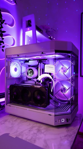 White Gaming PC Setup with RTX 3070 and Aesthetics - My New PC