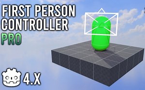 Godot 4 游戏引擎第一人称玩家角色控制器终极教程（3/3）