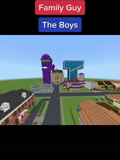 Building the Family Guy House in Minecraft