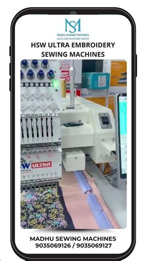 HSW Ultra Embroidery Machine | Create Stunning Designs with Ease