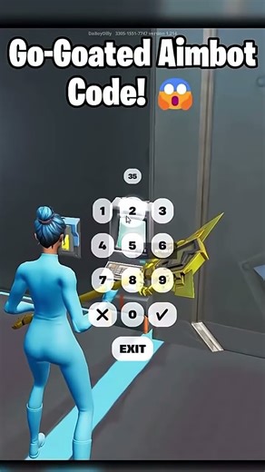 Aimbot Code Go Goated #fortnite #shortsviral