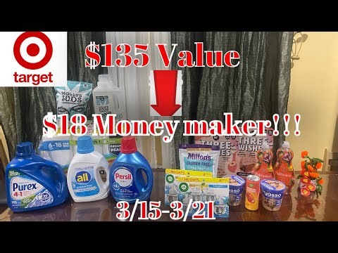 Target $18 Moneymaker Coupon Haul! 3/15-3/21