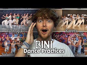 BINI DANCE PRACTICES! (Karera, Pantropiko, Salamin Salamin | Reaction)