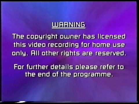 Paramount Home Entertainment (1999-2000) Warning Screen