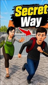 New Secret Way To Escape 🤫 || School Boy Runaway