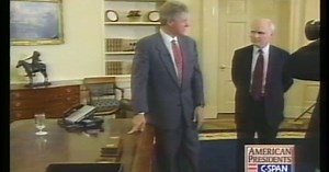 Oval Office Tour and Presidential Interview