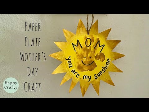 Creative and Easy Paper Plate Craft Idea for Mother's Day