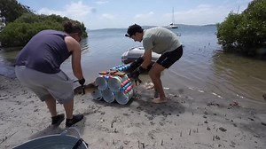 I made a fish-powered boat motor!