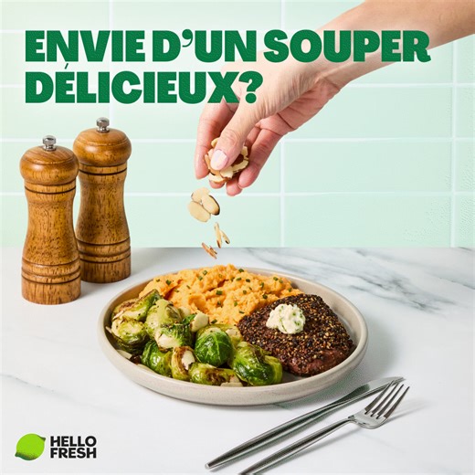 Avec HelloFresh, le souper est facile et savoureux. ✅ Recettes rapides ✅ Ingrédients frais ✅ Livraison à domicile | HelloFresh
