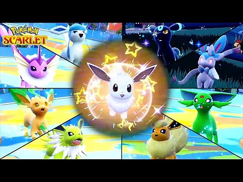 How I Caught All Shiny Eeveelutions in Pokémon Scarlet & Violet!
