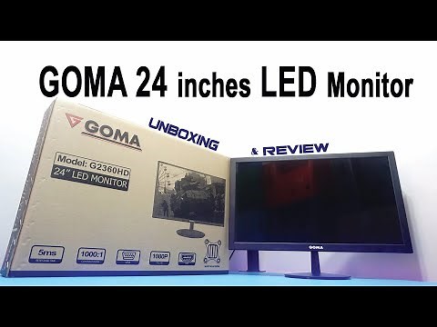 GOMA 24 Inches 75hz LED Monitor Unboxing and Review | Pinaka Mura na Gaming Monitor na 24 Inches