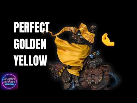 How to Paint Perfect Golden Yellow for Miniatures